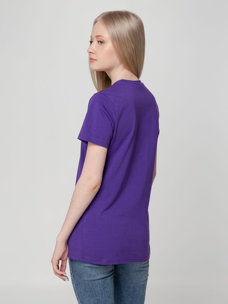 Футболка женская T-bolka Lady, фиолетовая-3