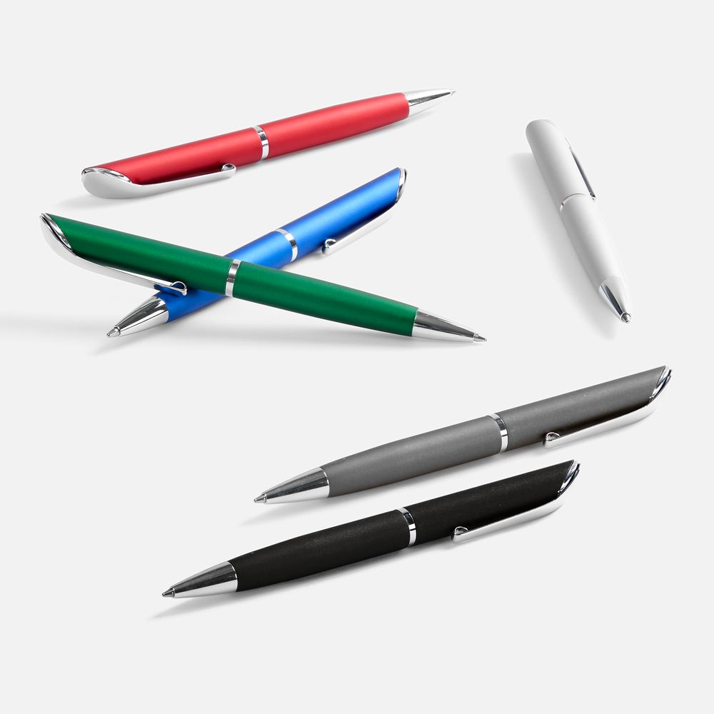 Ручка шариковая Glide, зеленая-2