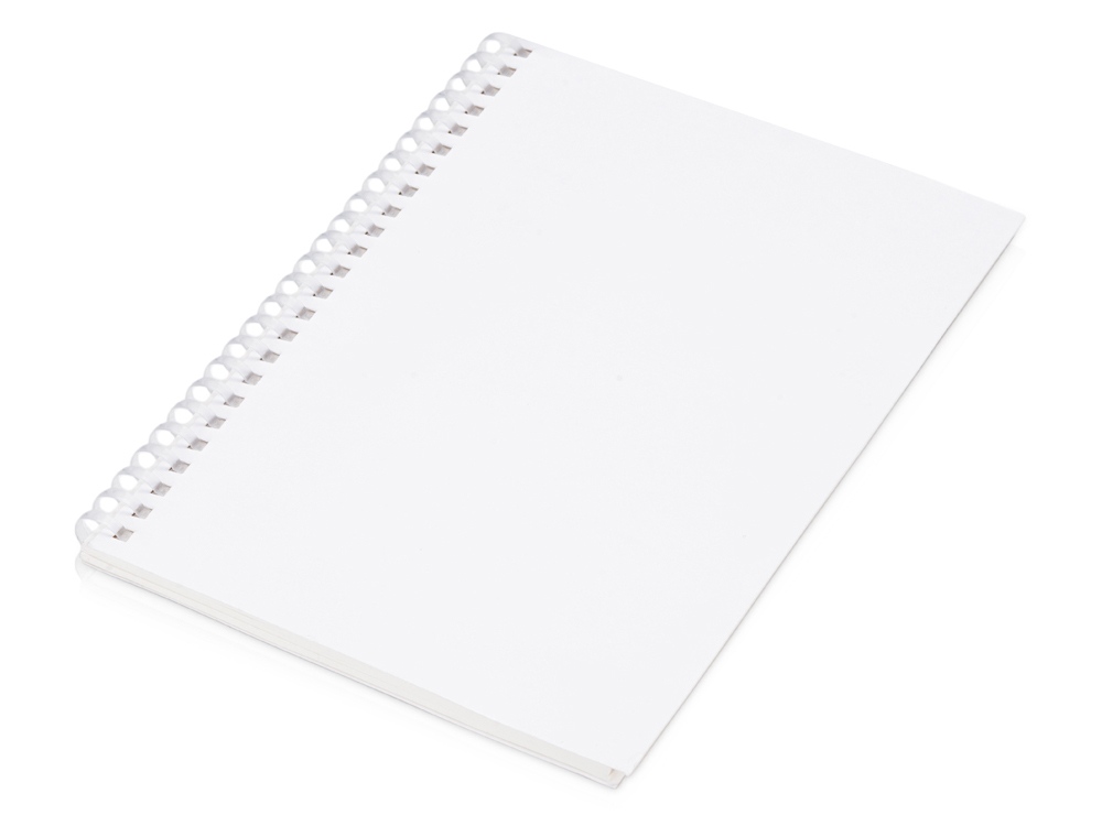 Блокнот на мягкой спирали А5 Sahara, 60 листов 70 гр/м2, белый-0