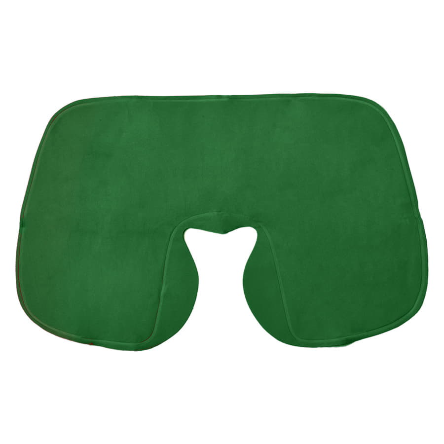 Подушка ROAD надувная дорожная в футляре, зеленый-1