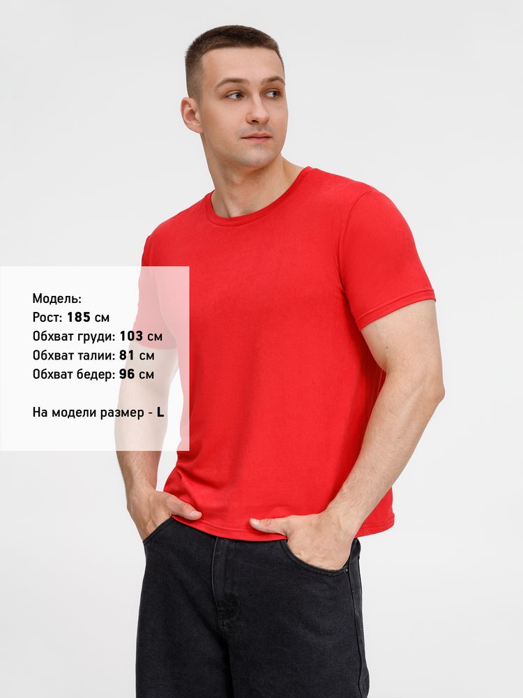 Футболка унисекс Senti, красная-5