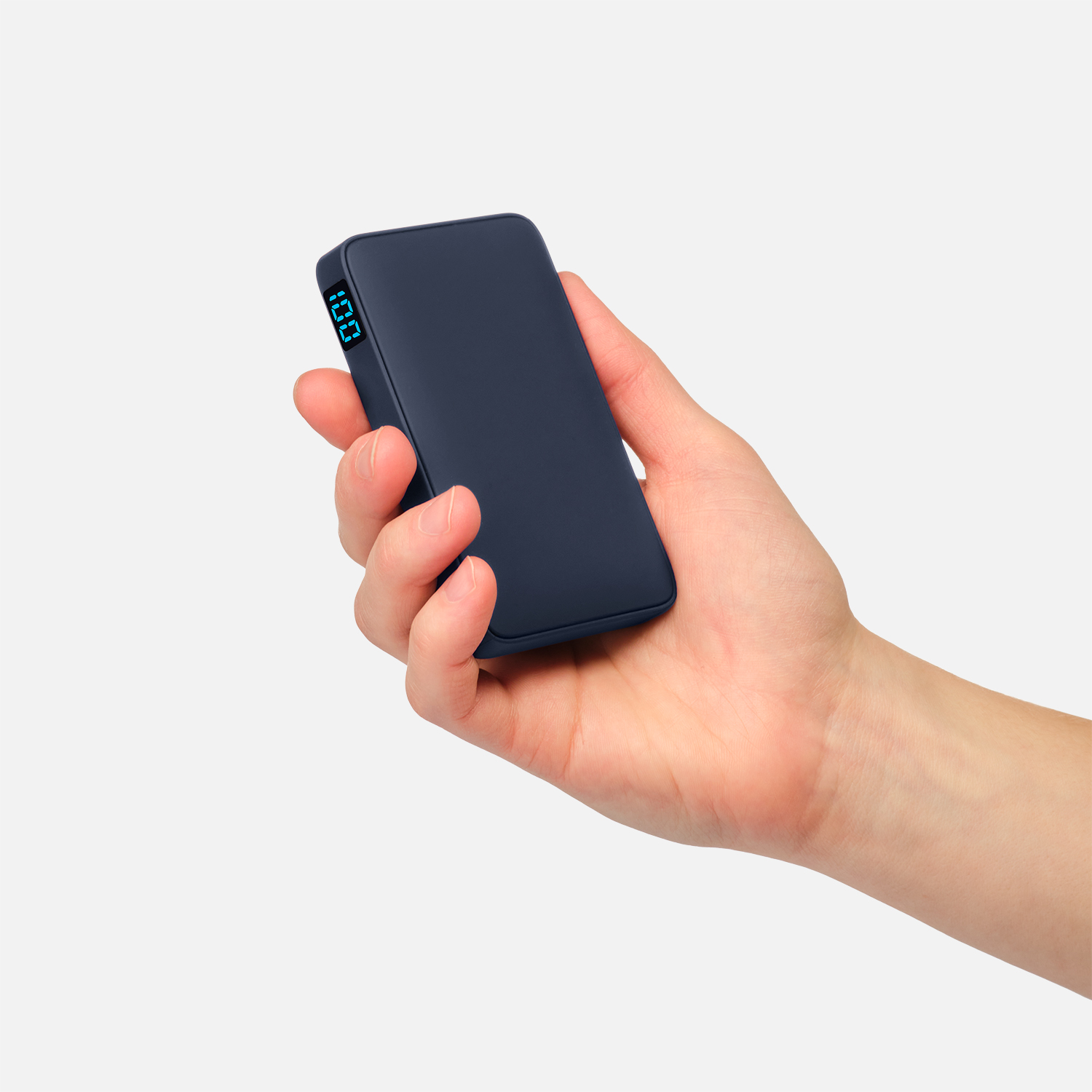 Внешний аккумулятор с подсветкой Анкор (Ancor) 5000 mAh, синий-6