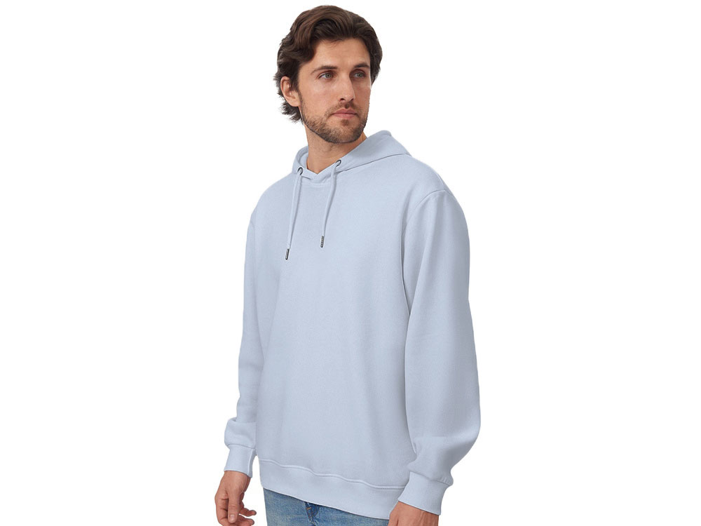 Толстовка с капюшоном оверсайз Lisbon унисекс, небесно-голубой-3