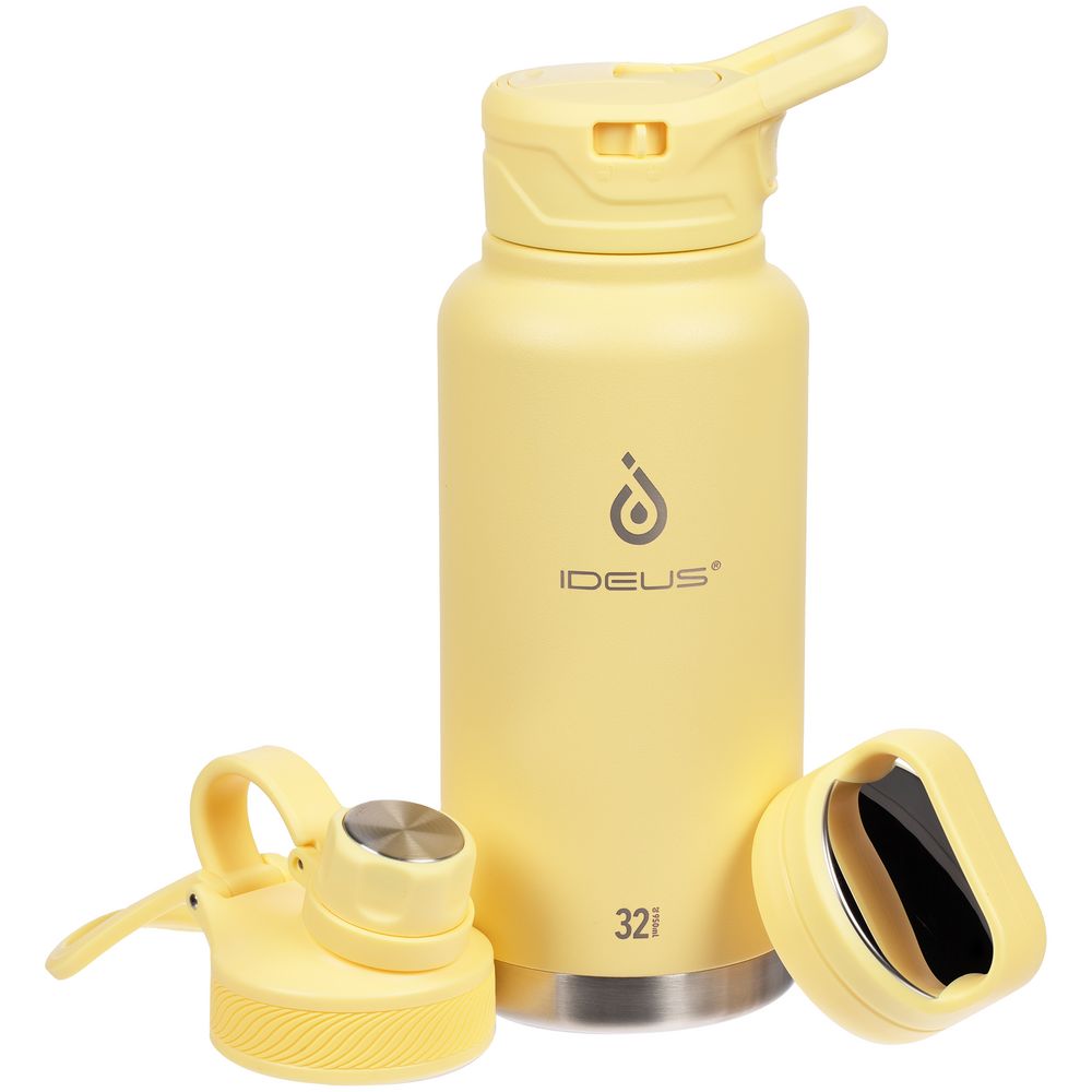 Термобутылка Fujisan XL, желтая-3