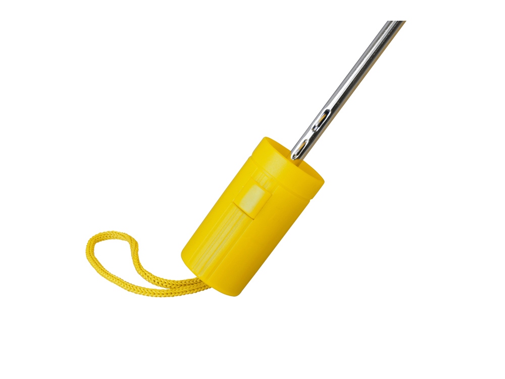 Зонт складной Tulsa, полуавтоматический, 2 сложения, с чехлом, желтый-5