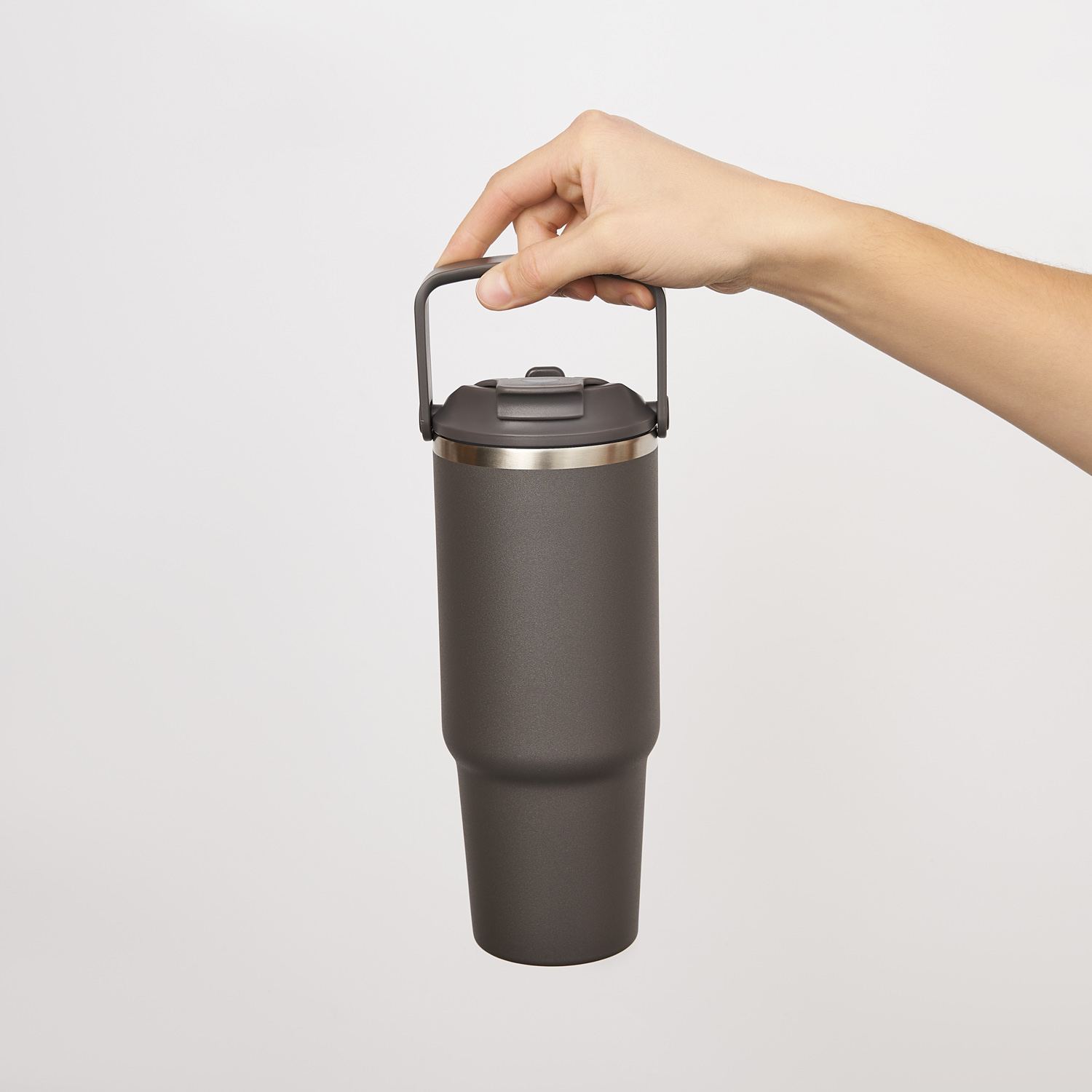 Термокружка вакуумная Монтана (Montana), серая-11