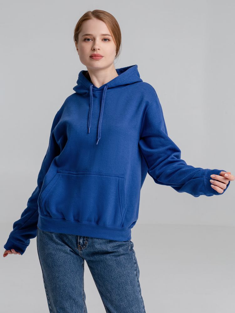 Толстовка с капюшоном Slam 320, ярко-синяя-4