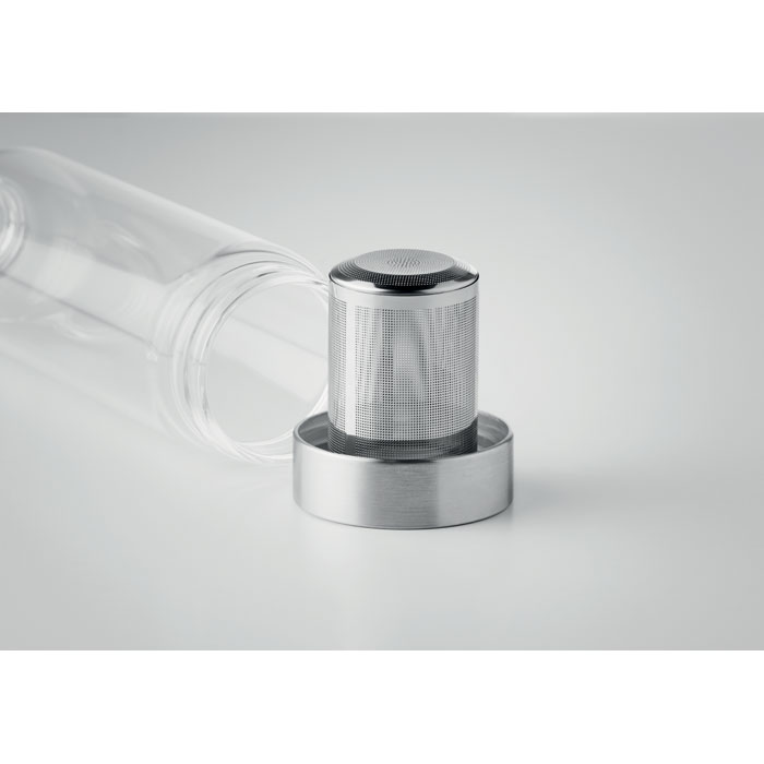 Фляга стеклянная одностеннная, черный-5