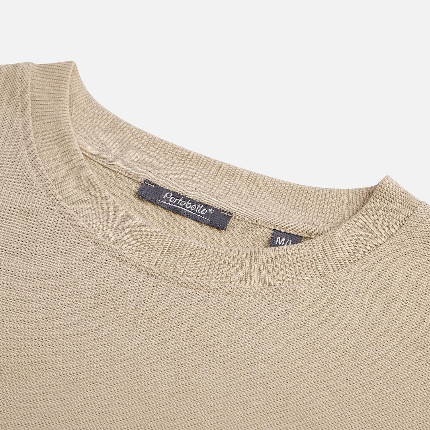 Футболка унисекс премиум AURA, бежевый-9