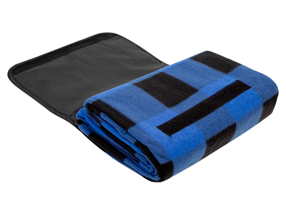 Плед для пикника Recreation, синий/черный-1