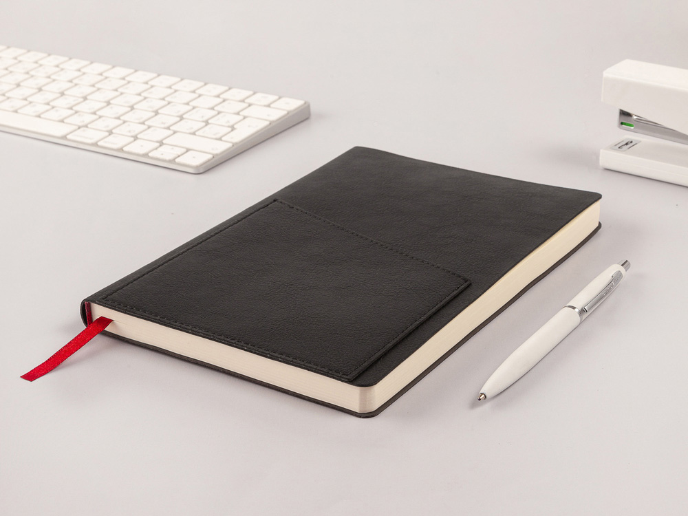 Ежедневник недатированный А5 Barcelona, черный-7