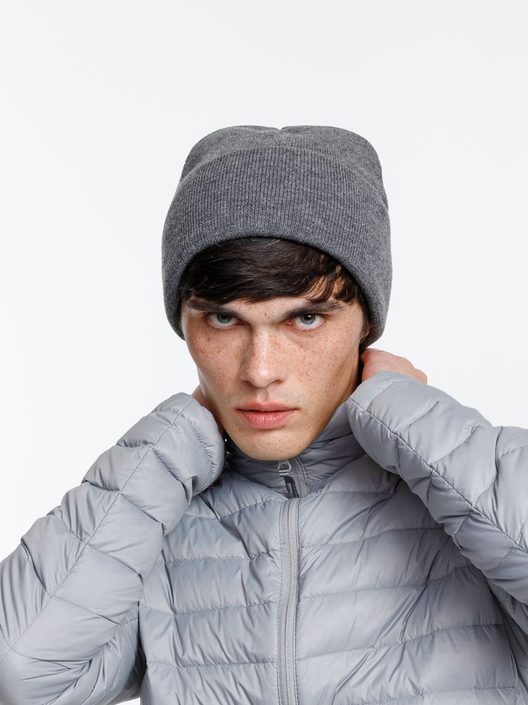 Шапка Urban Flow, темно-серый меланж-4