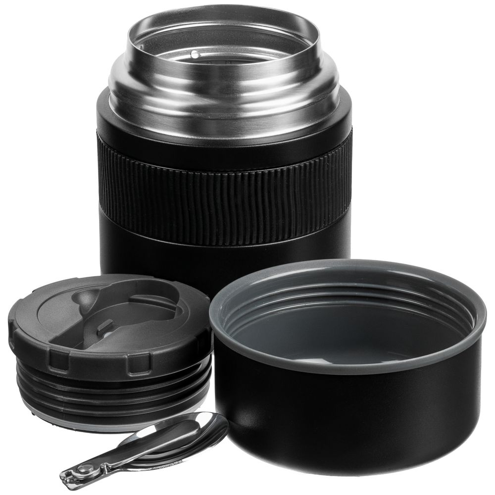 Термос для еды Takk Pappa, черный-2