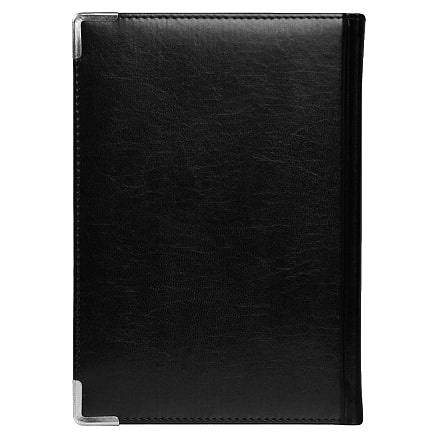 Ежедневник полудатированный Classic Pristine Silver А5, Чёрный/Серебряный-2