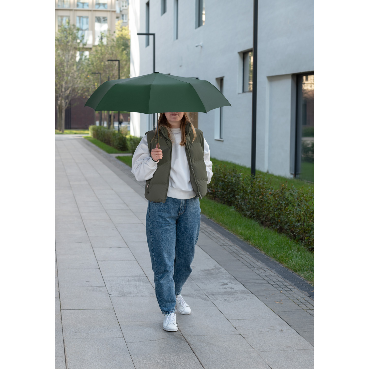 Зонт складной Атланта (Atlanta), зеленый-7