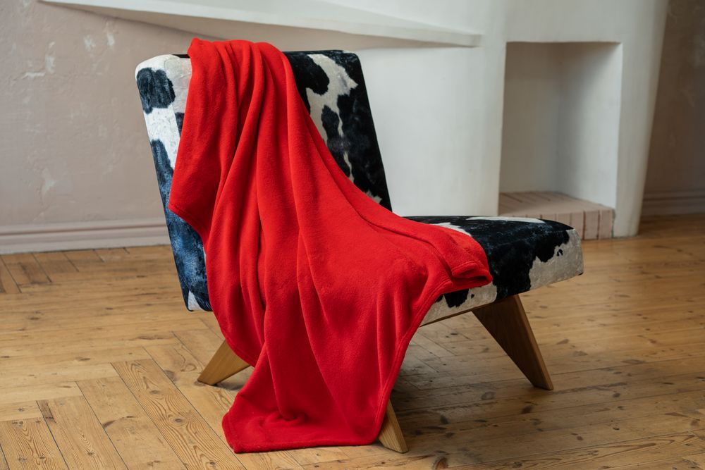 Плед Plush, красный-3