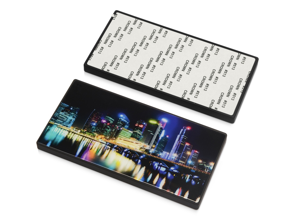 Портативное зарядное устройство Render с полноцветной, 5000 mAh, черный-11