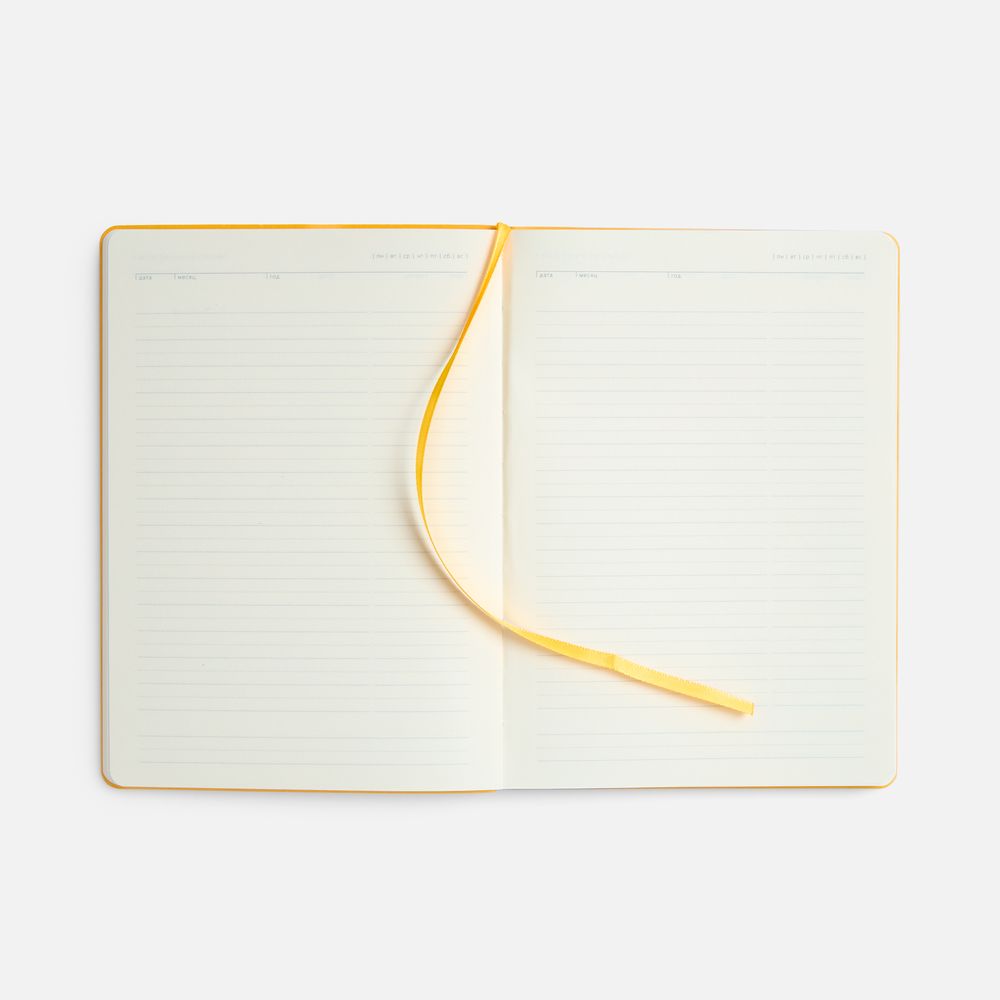Ежедневник Vale New, недатированный, желтый-3