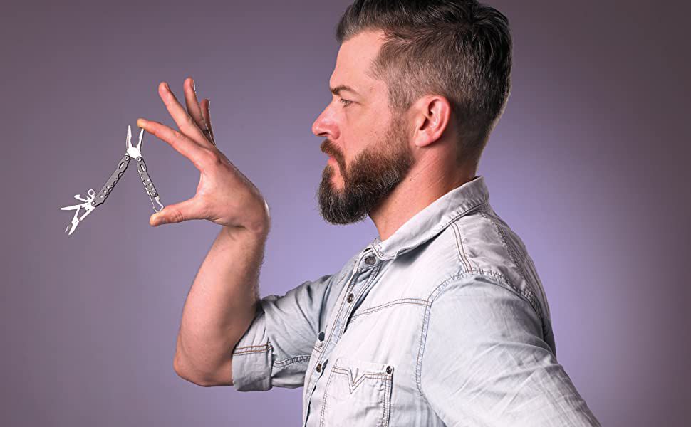 Мини-мультитул Working Tool, серый-4