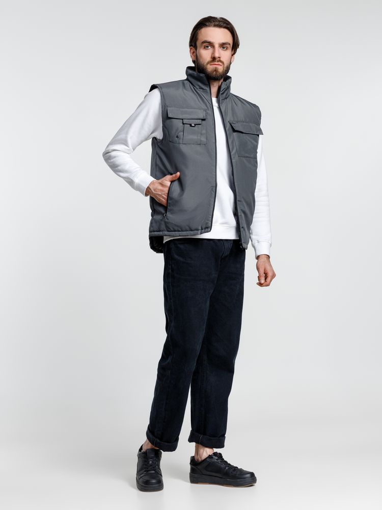 Жилет мужской Stockholm, серый-3