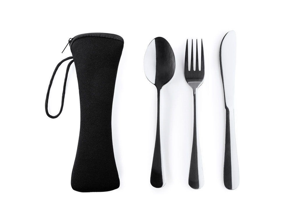 Набор столовых приборов BELVER из нержавеющей стали.-3