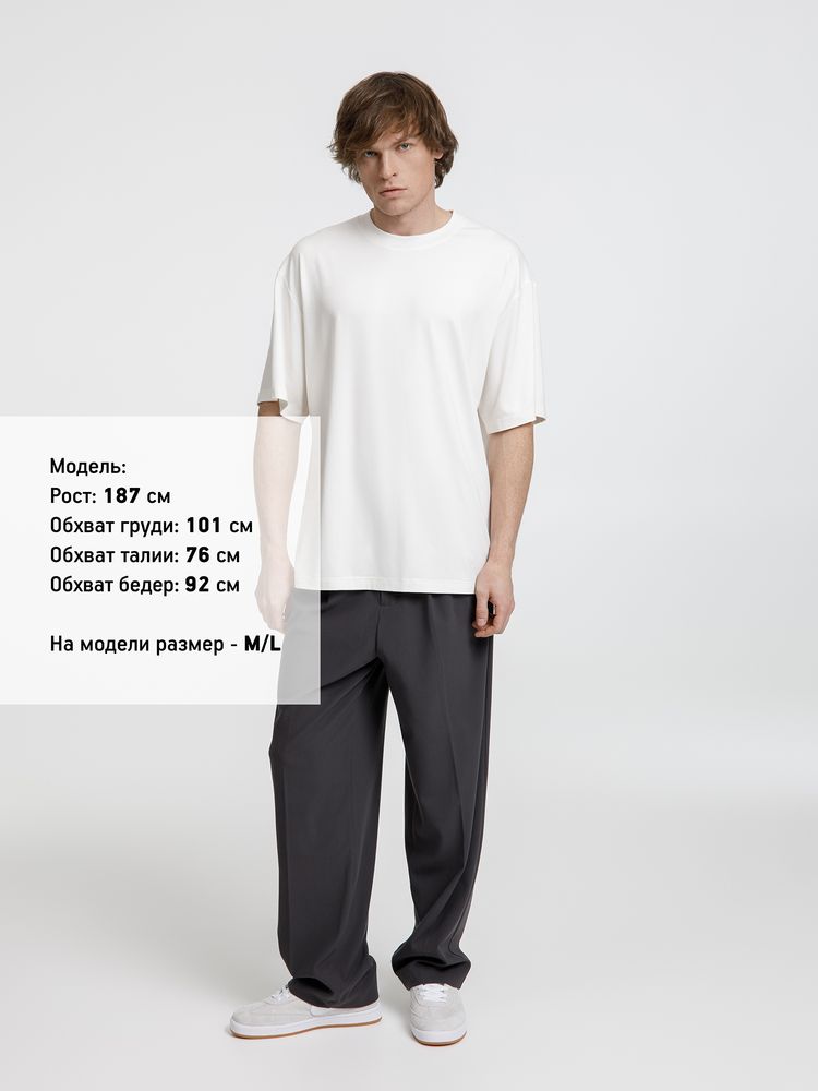 Футболка оверсайз унисекс Lavinia, белая-4