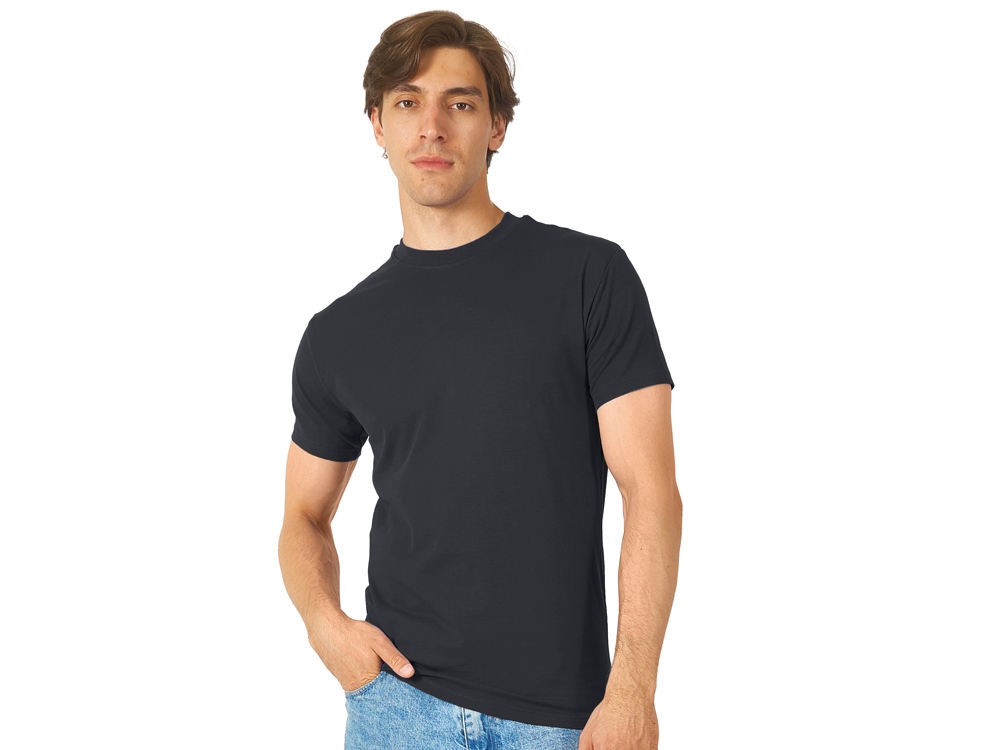 Футболка HD Fit короткий рукав с эластаном, темно-серый-0