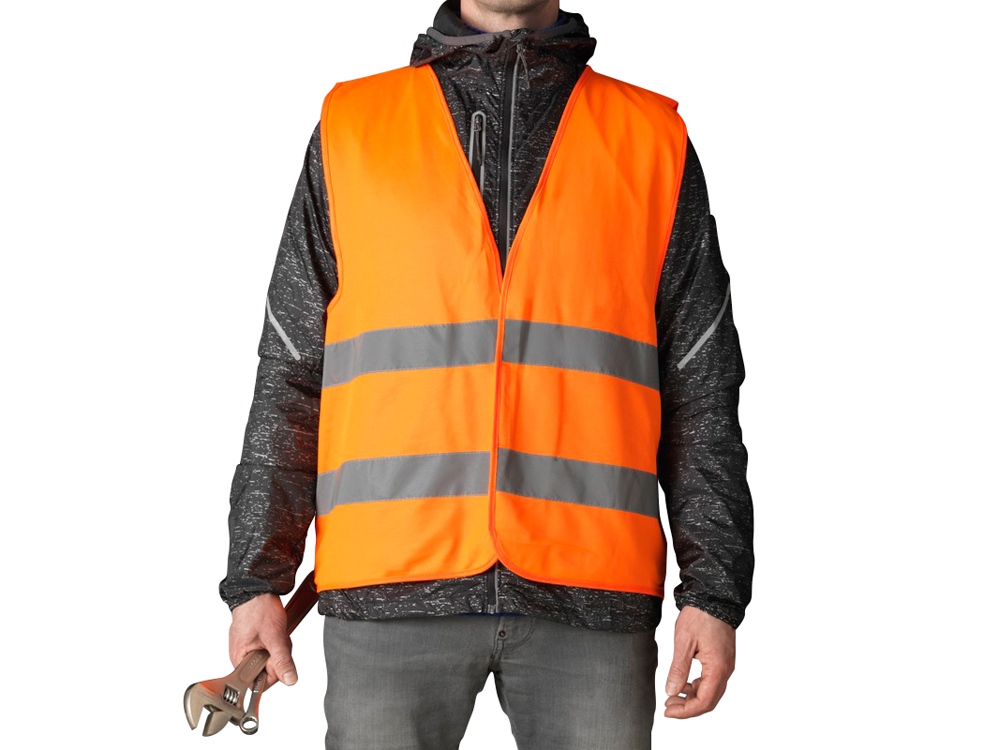 Защитный жилет Watch-out в чехле, неоново-оранжевый-5