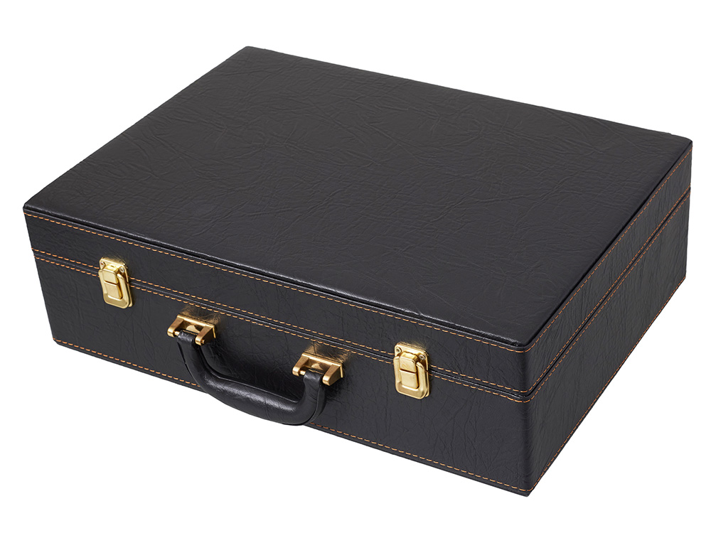 Дипломат подарочный, темно-коричневый-0