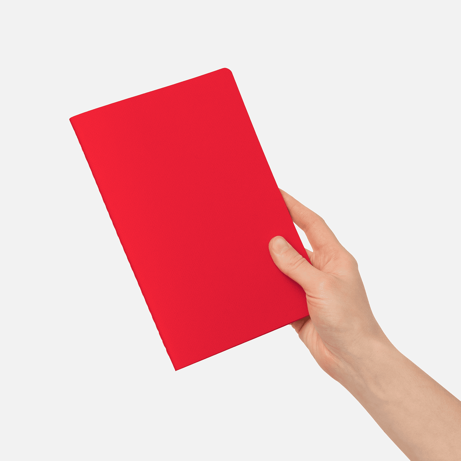 Блокнот Corsa slim, красный-7