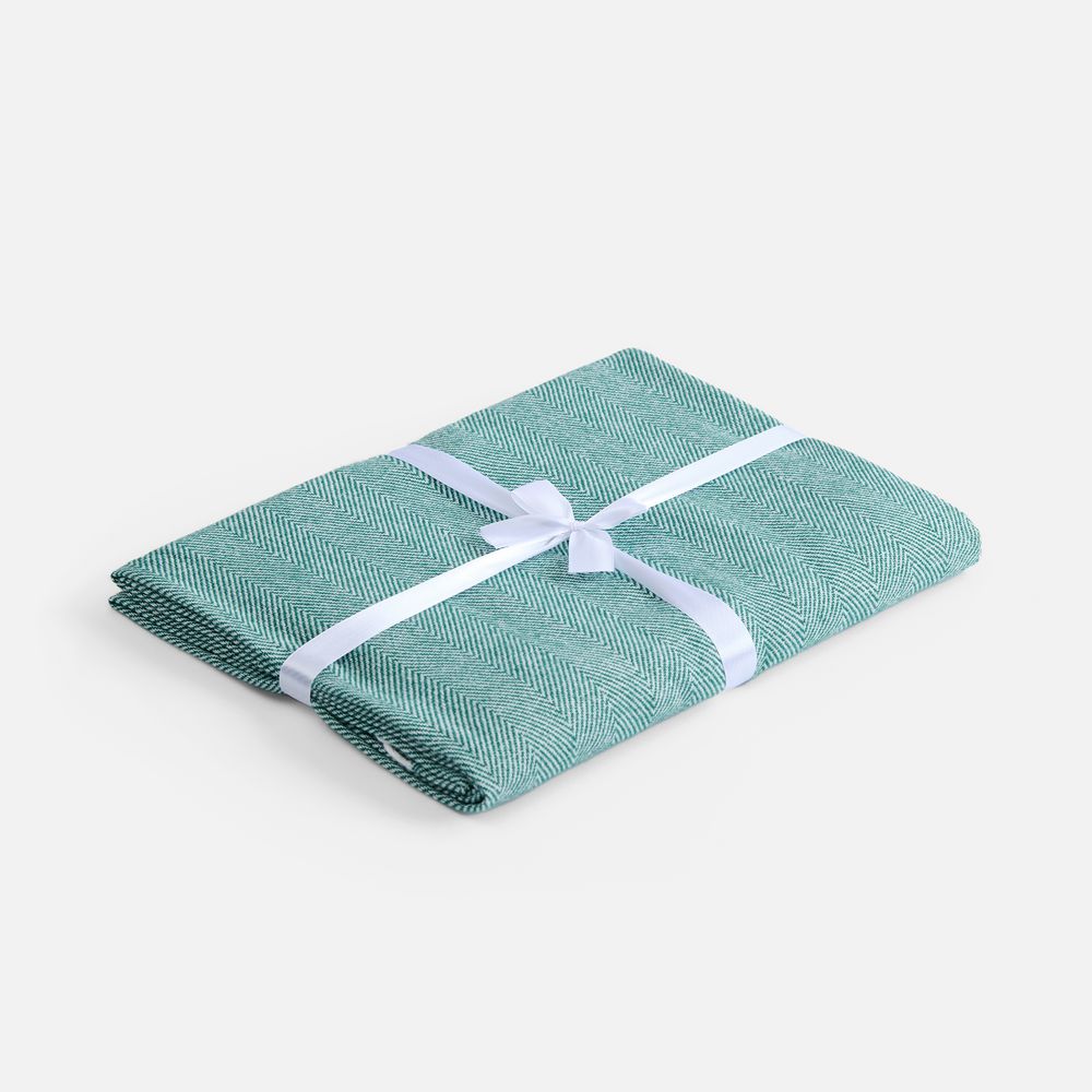 Плед «Гирвас», зеленый-3