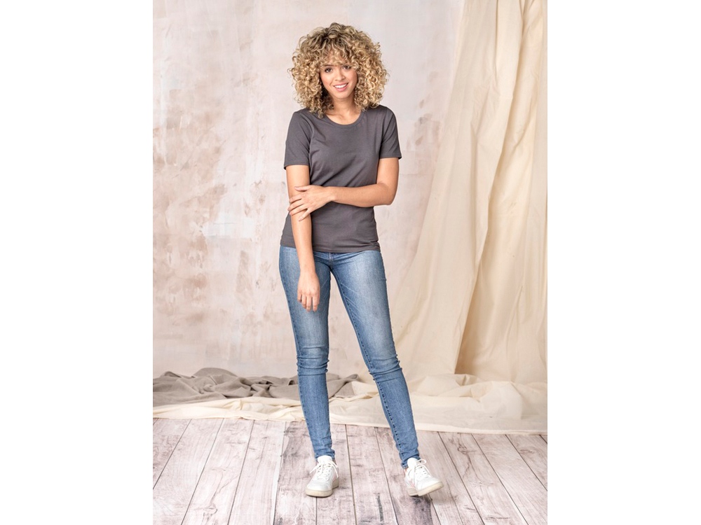 Женская футболка Azurite с коротким рукавом, изготовленная из натуральных материалов, белый-3