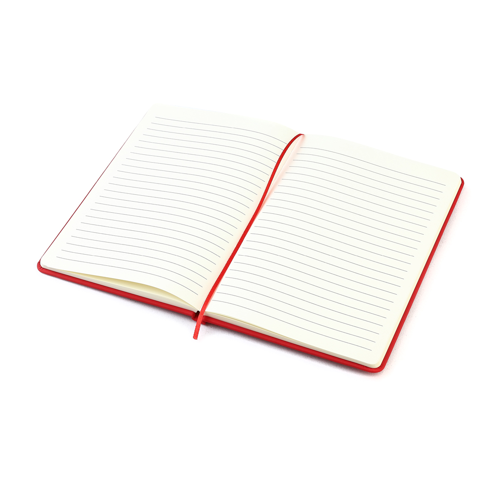 Блокнот A5 Monte в твёрдом переплёте, Красный-1