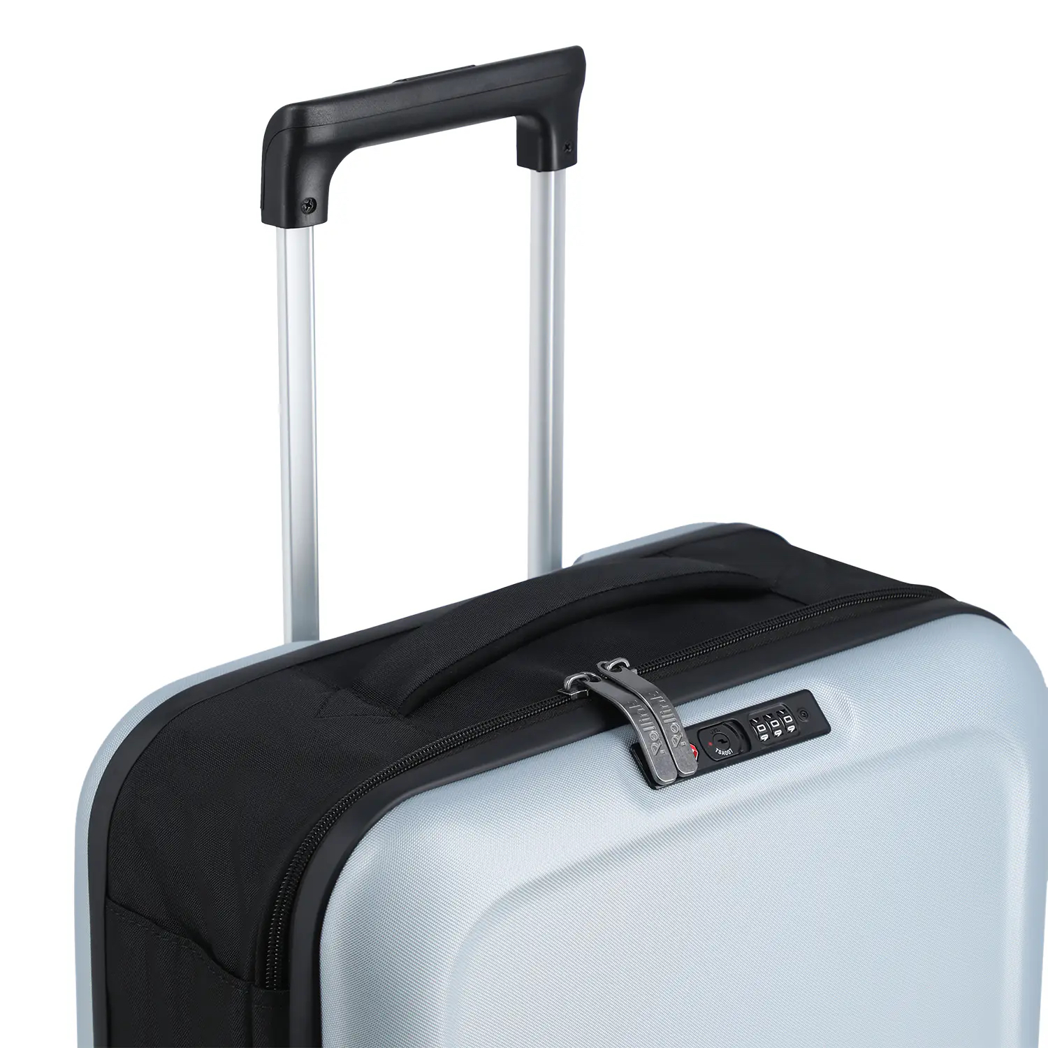 Чемодан складной Rollink FLEX LIGHT 55x40x20 см, 4 колеса, светло-серый-7