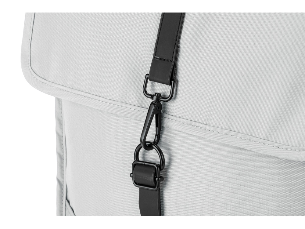 Рюкзак Rony из переработанного пластика, светло-серый-8