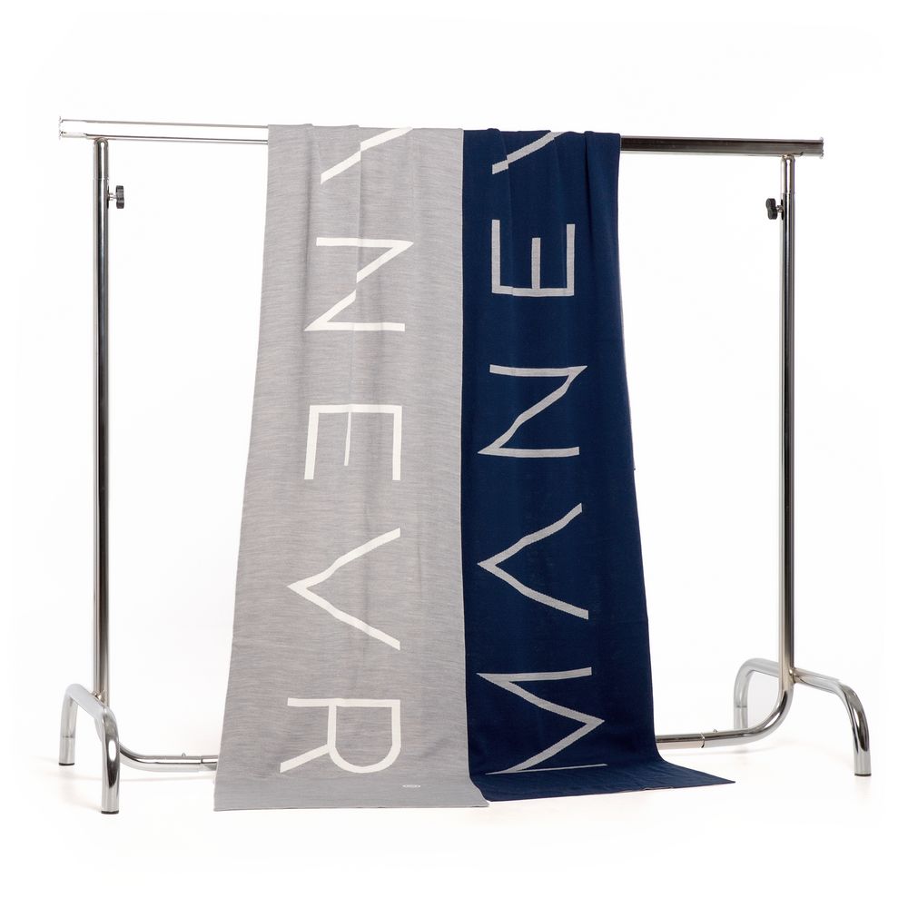 Шарф Bereg, серый с синим-4