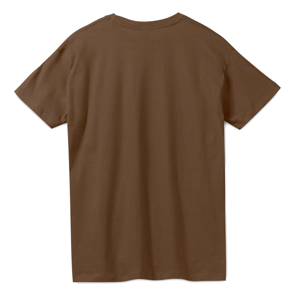 Футболка унисекс Regent 150, коричневая-2