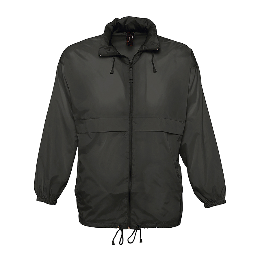 Ветровка водоотталкивающая унисекс SURF, черный-0