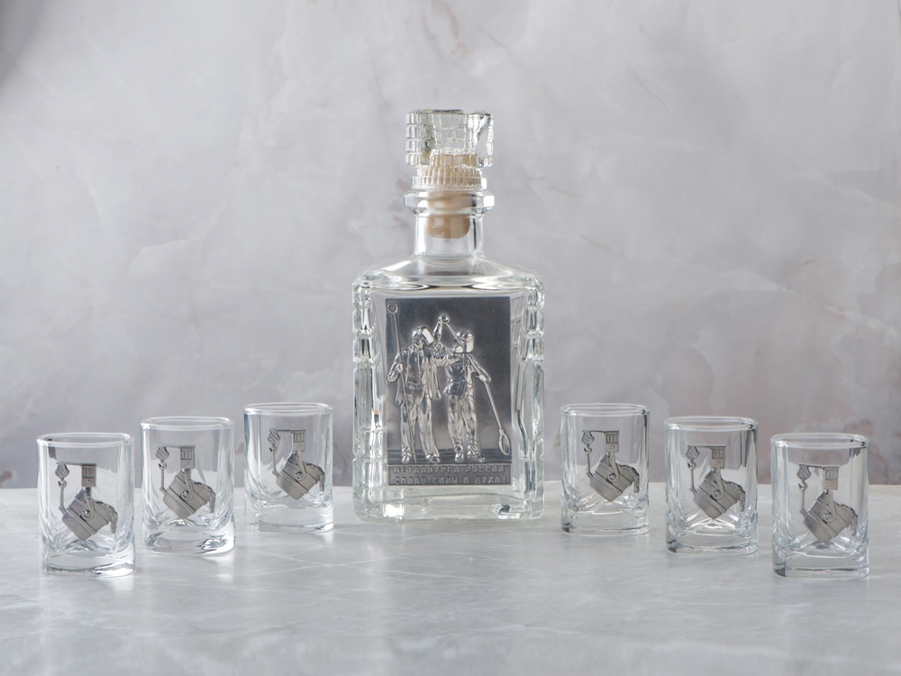 Набор со штофом МЕТАЛЛУРГИ-0