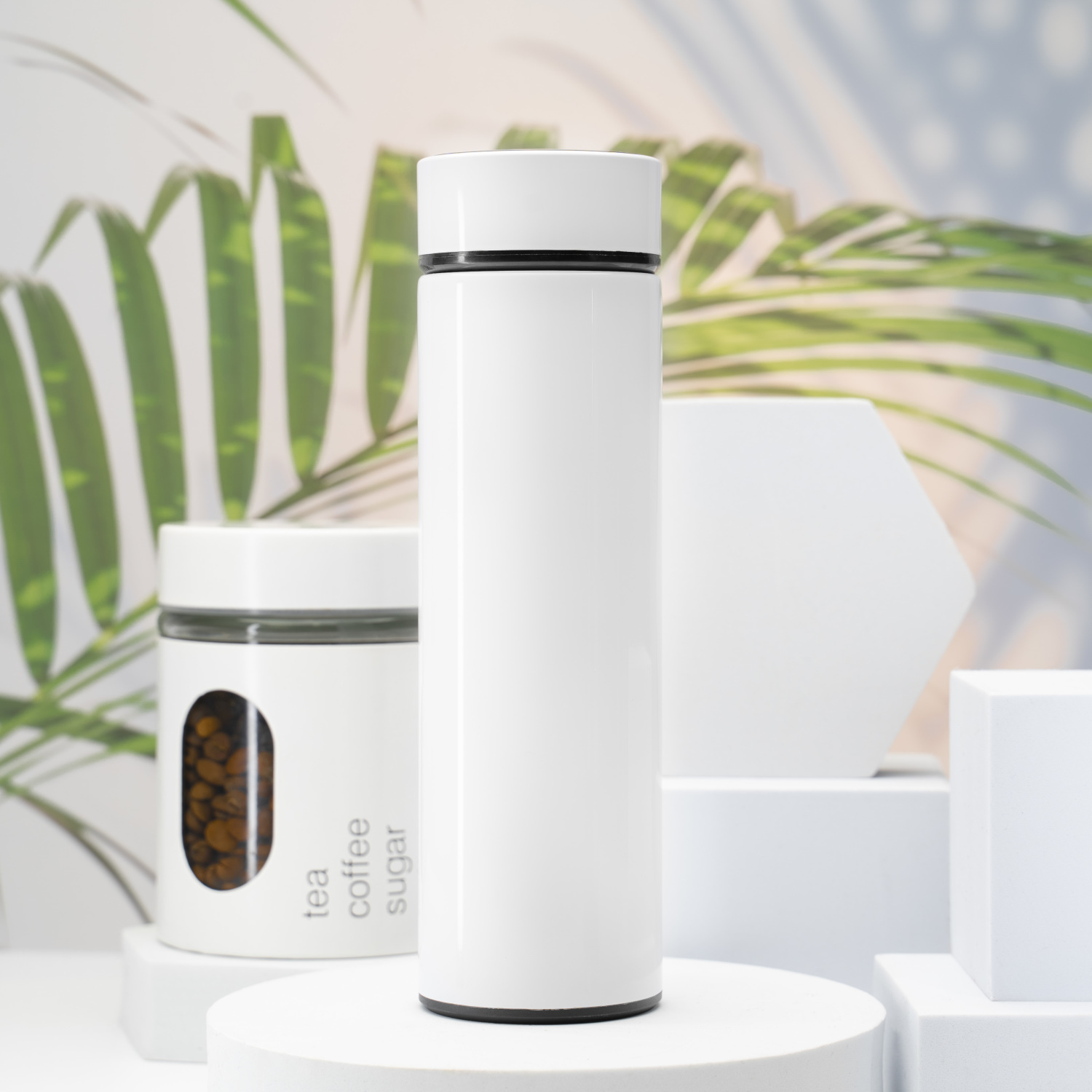 Термос Reactor с датчиком температуры (белый)-5