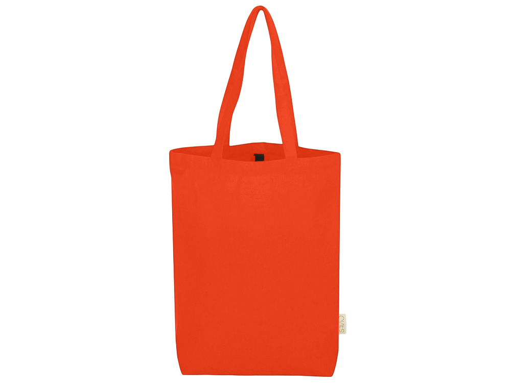 Сумка Fixy из переработанного хлопка с фиксирующей эластичной лентой, оранжевый-4