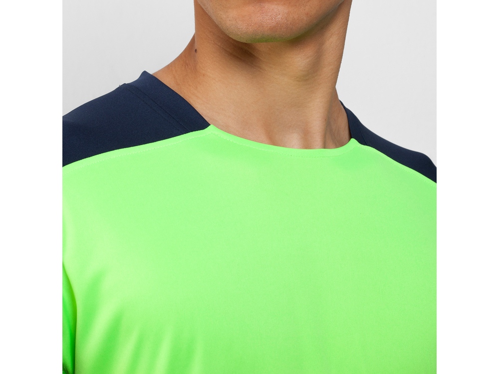 Футболка Bugatti мужская, неоновый зеленый/нэйви-4