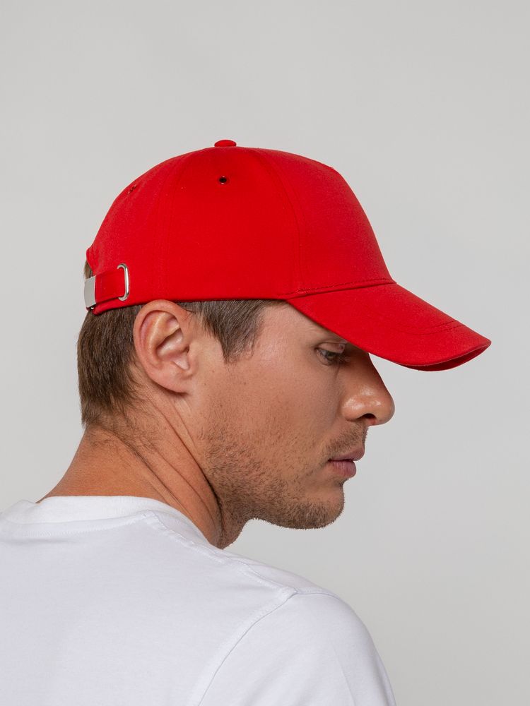Бейсболка Convention, красная-3