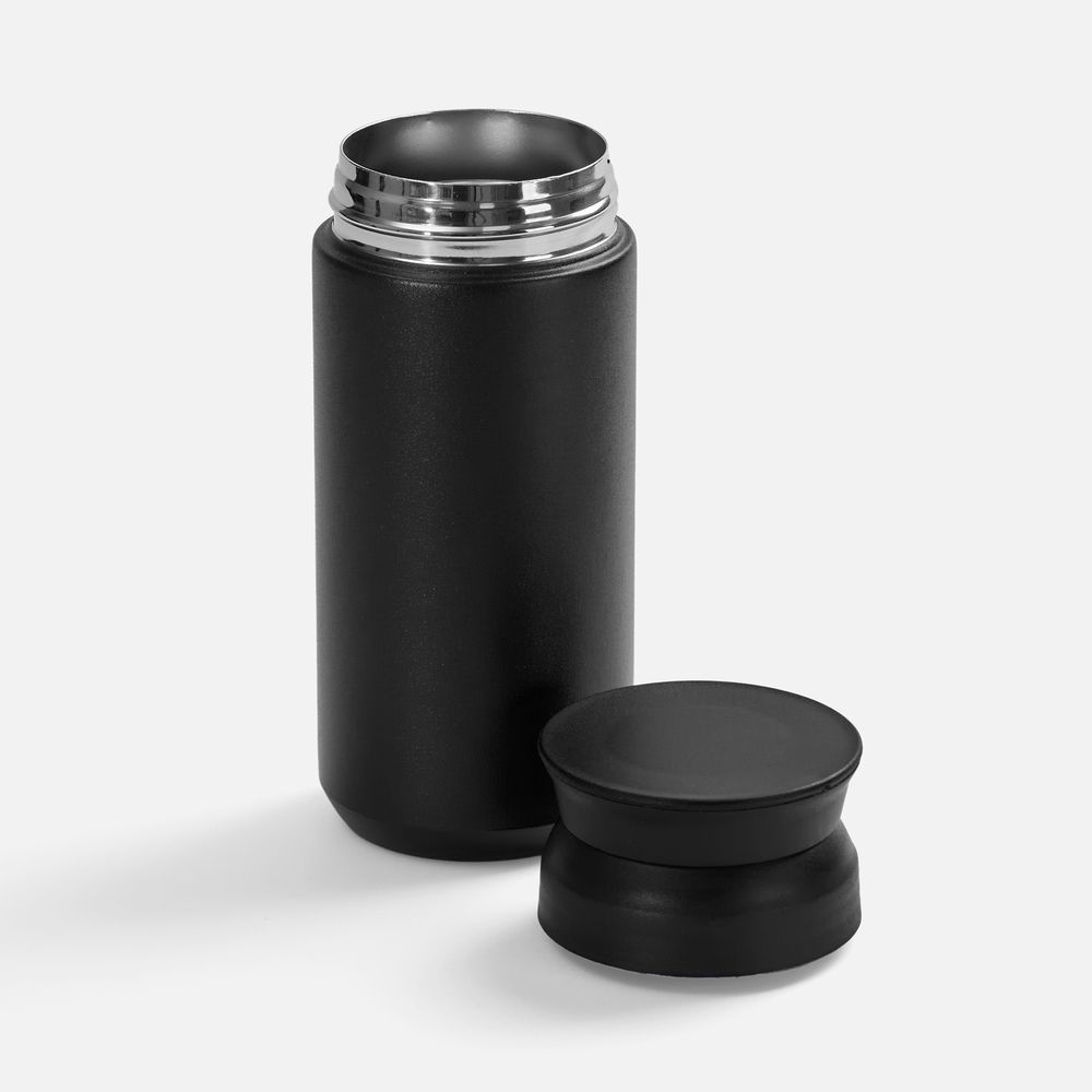 Термостакан Bau с ситечком, черный-1