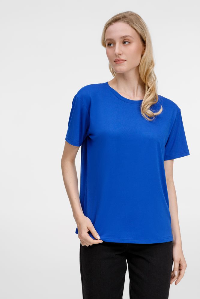 Футболка унисекс Senti, ярко-синяя-1