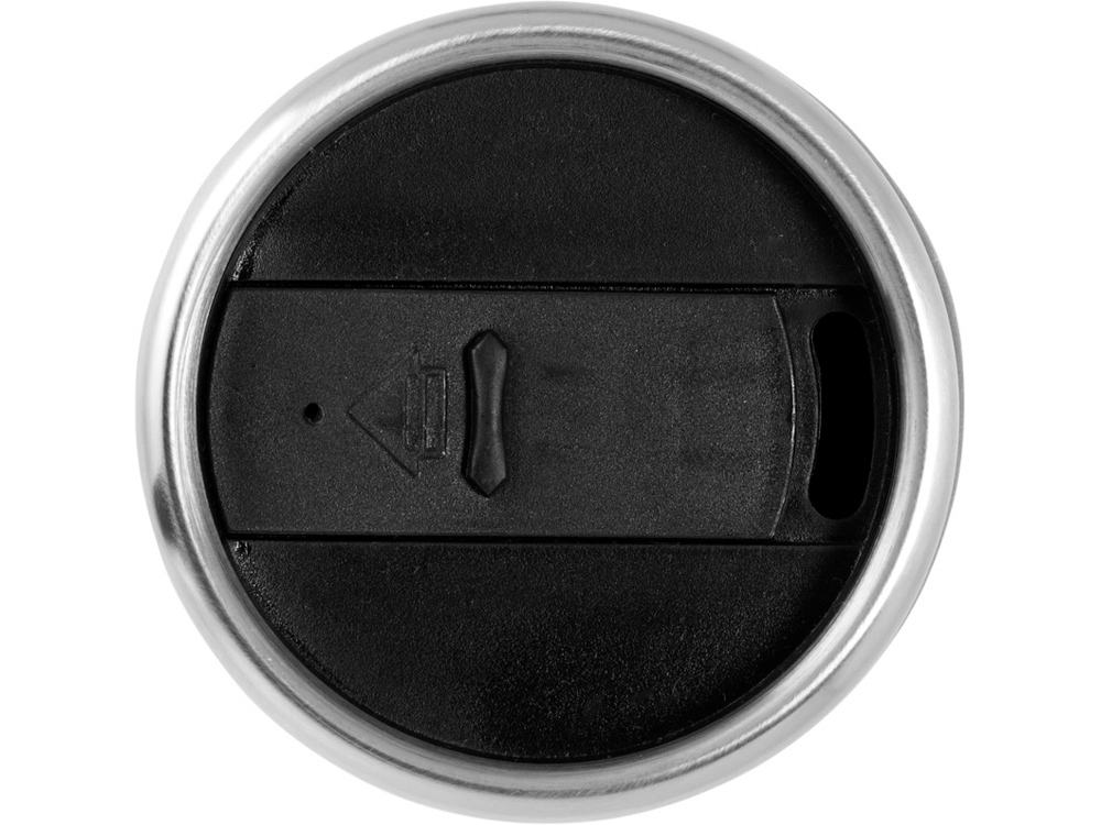 Термостакан Elwood c изоляцией, серебристый/черный-3