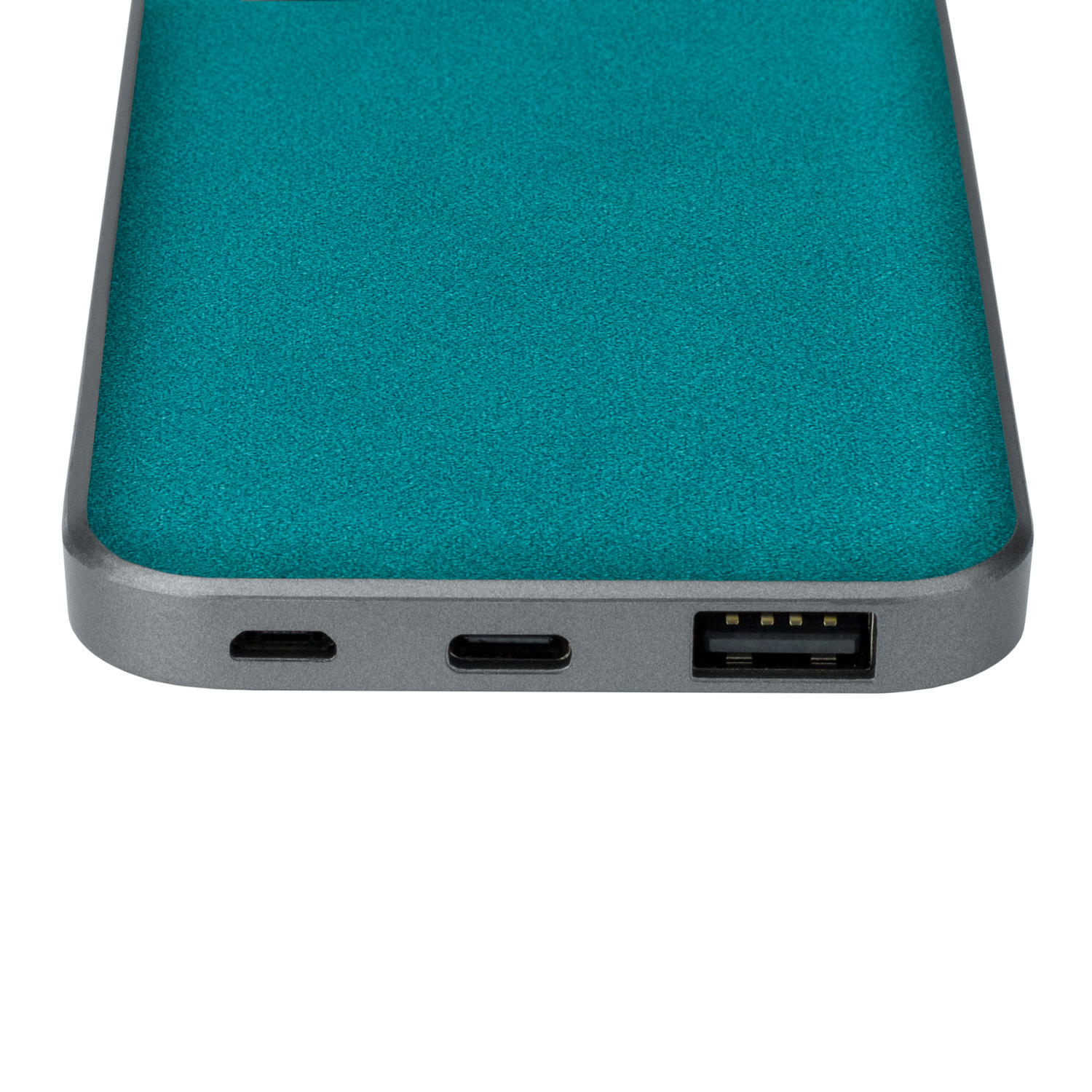 Внешний аккумулятор Ин Велюр (In Velour) 10000 mAh, бирюзовый-2