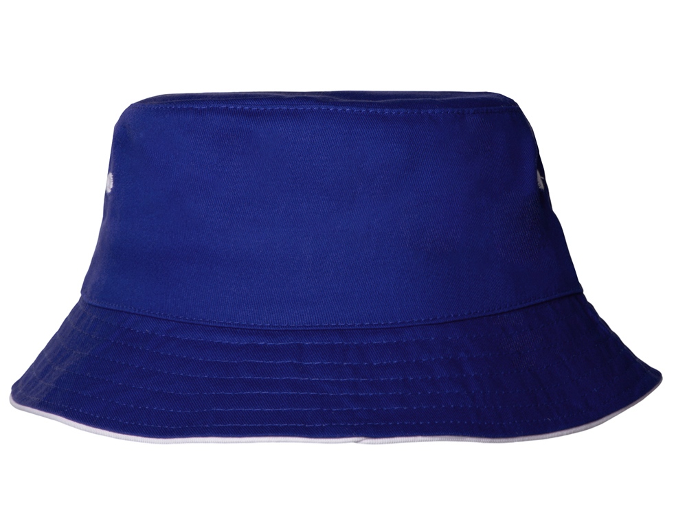 Панама с контрастной окантовкой , классический синий/белый-3