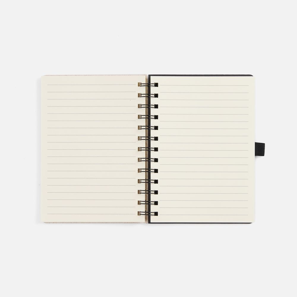 Блокнот на спирали Intrigo, белый-4