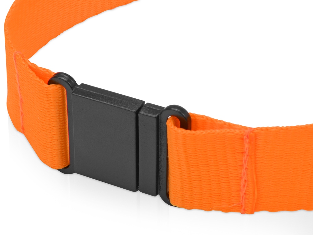 Ланьярд с карабином и замком безопасного разрыва, оранжевый-2